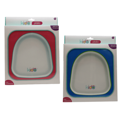 Plato con base antideslizante