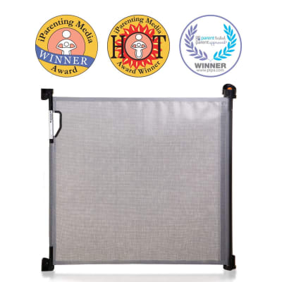 Puerta retráctil gris1