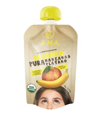 Puré Manzana & Plátano orgánico1