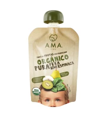 Puré Pera, Kiwi & Espinaca1