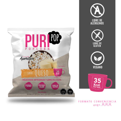 Puripop aperitivo Queso (40 gramos)1