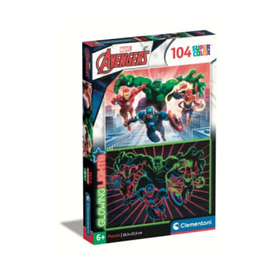 Puzzle 104 piezas Fosforescente Avengers1