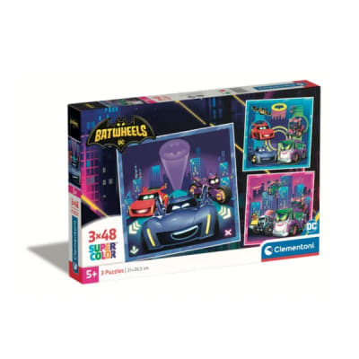 Puzzle 3 en 1 Batwheels Clementoni