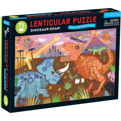 Puzzle Lenticular Rugido de Dinosaurio1