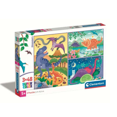 Puzzles 3 en 1 Dinosaurios