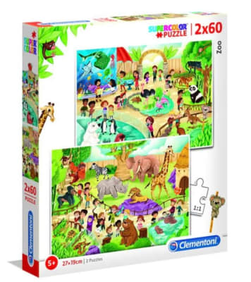 Puzzles 2 en 1 Zoo