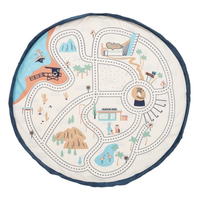 Alfombra+ Bolso de juguetes Roadmap