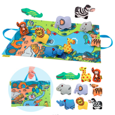 Alfombra Selva con Animales1