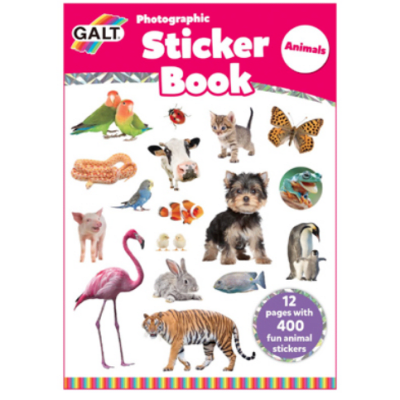 Cuaderno de calcomanías Animales1