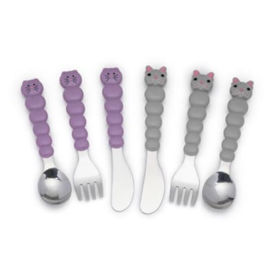 Set de  6 cubiertos Perro & Gato1