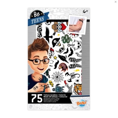 Set de 75 Tatuajes lavables Rock1