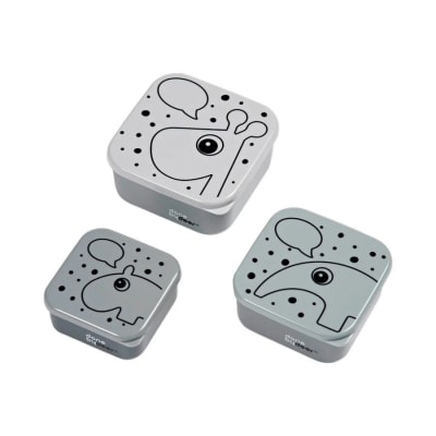 Set 3 cajas para snack Contour gris3
