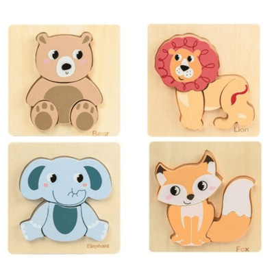 Set de puzzles Animales1