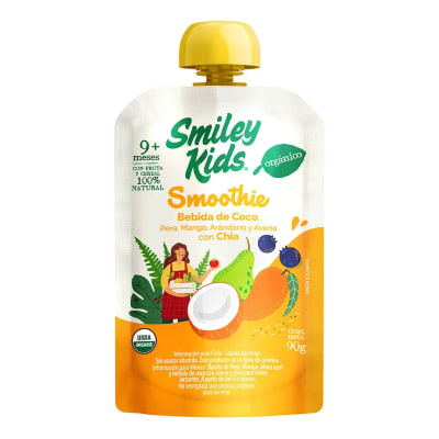 Smoothie orgánico Pera Mango Avena Chia