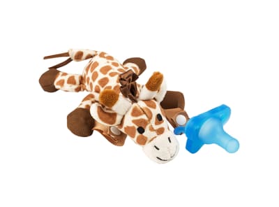 Peluche sujeta chupetes Jirafa