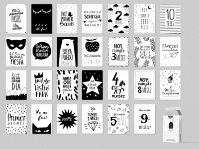 Tarjetas ilustradas Les Petites1