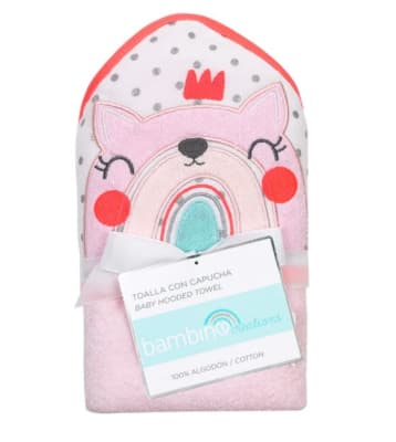Toalla con capucha Arcoíris1