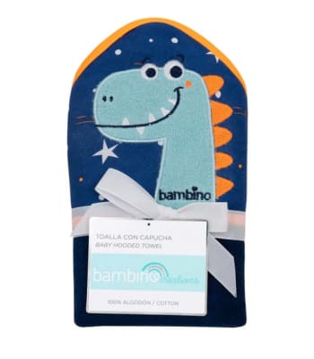 Toalla con capucha Dinosaurio1