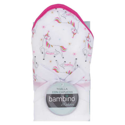 Toalla con capucha Unicornios1