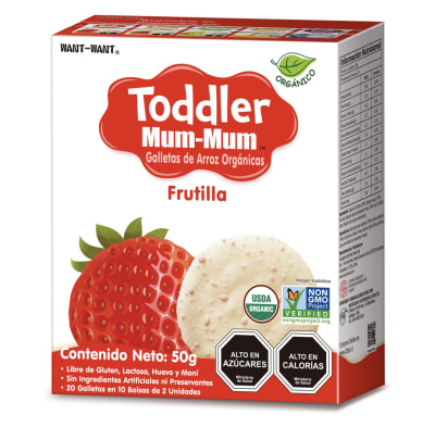 Toddler Mum-Mum Frutilla Orgánica