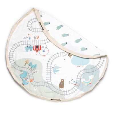 Alfombra+ Bolso de juego Trainmap1