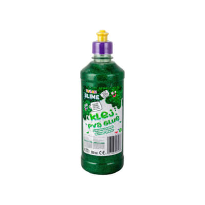 Pegamento PVA con brillo verde