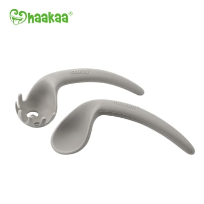 Set de cubiertos curvos gris1