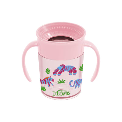Vaso 360° Jungla rosa1
