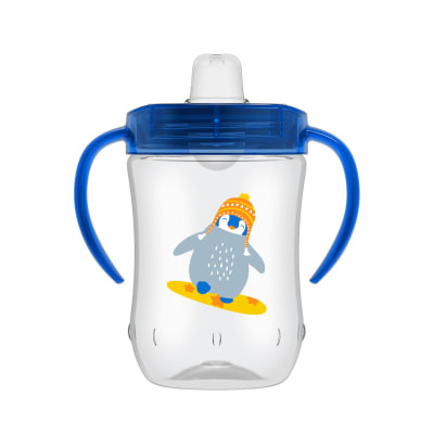 Vaso antiderrame con boquilla Pingüino1
