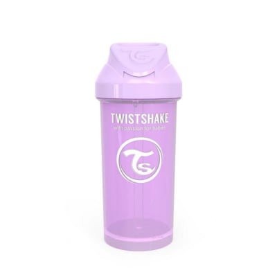 Vaso con bombilla Straw Cup morado1