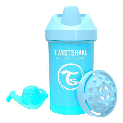 Vaso antiderrame Crawler Cup celeste1