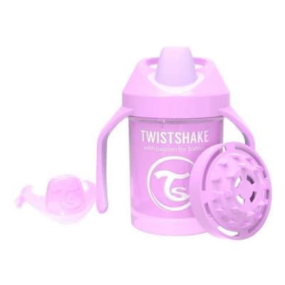 Vaso antiderrame Mini Cup morado1