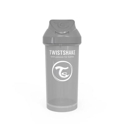 Vaso con bombilla gris Straw Cup