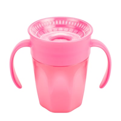 Vaso 360º con mangos rosado1