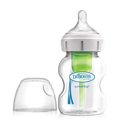 Mamadera vidrio Boca Ancha Options+ (150 mililitros)1