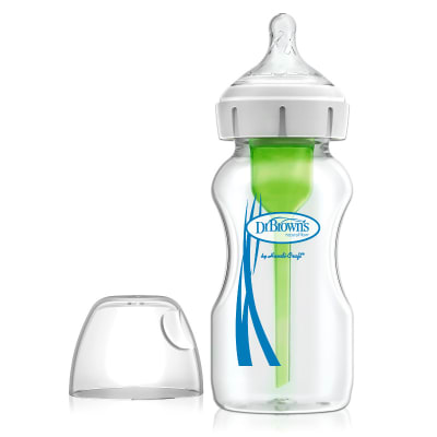 Mamadera vidrio Boca Ancha Options+ (270 mililitros)