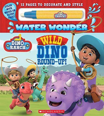 Libro mágico con agua: Dino Ranch1