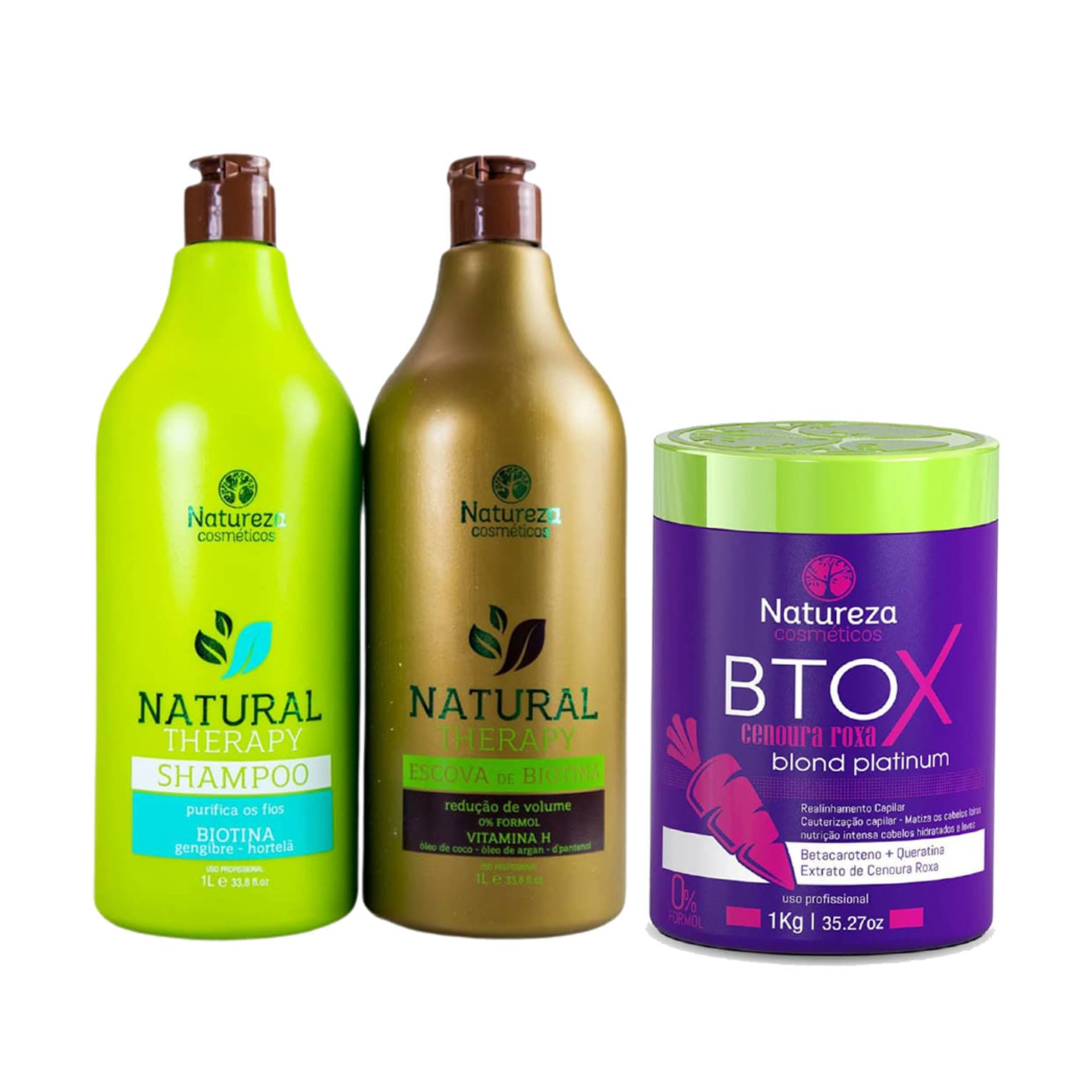 Pack Alisado Biotina + Btx Zanahoria+Btx Zanahoria Blond | Importaciones  Calderon