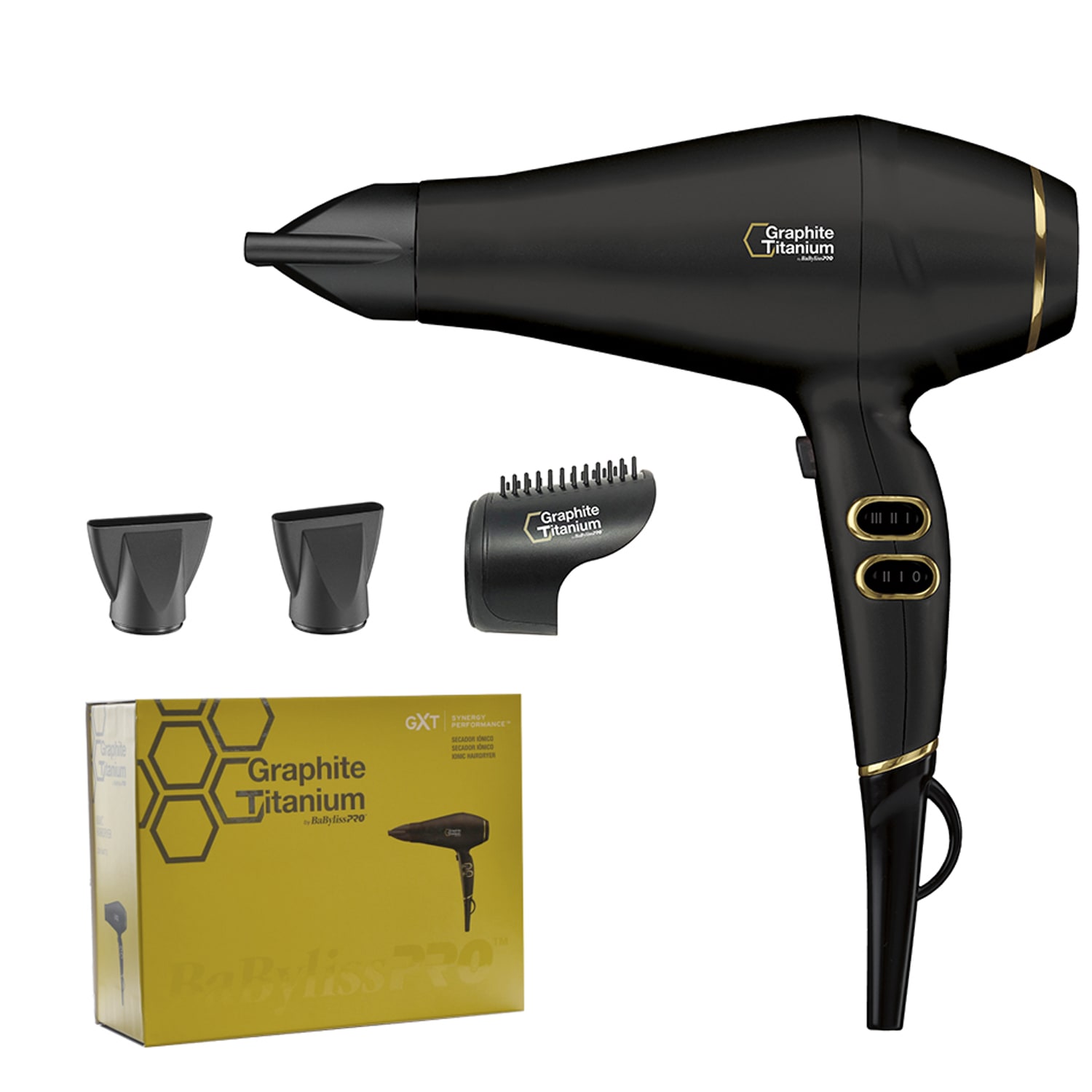 Secador Profesional Graphite Babyliss Pro | Importaciones Calderon