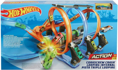 pista hot wheels espiral
