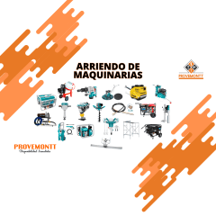 CATÁLOGO DE ARRIENDO DE MAQUINARIAS CASA MATRIZ 