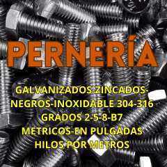 CATÁLOGO DE PERNOS, TUERCAS, GOLILLAS Y OTROS. 
