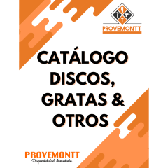 CATÁLOGO DISCOS, GRATAS & OTROS.