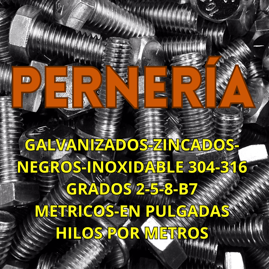 CATÁLOGO DE PERNOS, TUERCAS, GOLILLAS Y OTROS. 