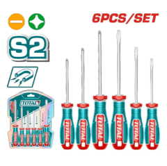 JUEGO DE DESTORNILLADORES 6 PIEZAS SUPER TOTAL
