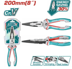 ALICATE PUNTA LARGA 8 INDUSTRIAL TOTAL