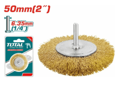 CEPILLO RADIAL 2 PULG DE CERDA DE ACERO C/BASTAGO 1/4 TOTAL