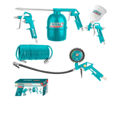 JUEGO DE HERRAMIENTAS NEUMATICA 5 PIEZAS TOTAL