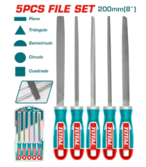 JUEGO DE LIMAS 5 PIEZAS INDUSTRIAL TOTAL