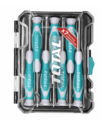 JUEGO DE DESTORNILLADOR DE PRESICIÓN INDUSTRIAL 7 PIEZAS TOTAL